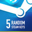 Random PREMIUM 5 Keys Steam Key GLOBAL