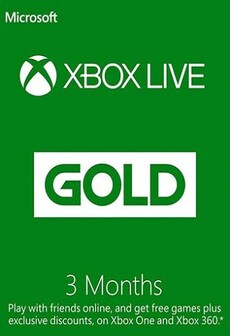 Xbox Live GOLD Subscription Card 3 Months - Xbox Live Key - TURKEY